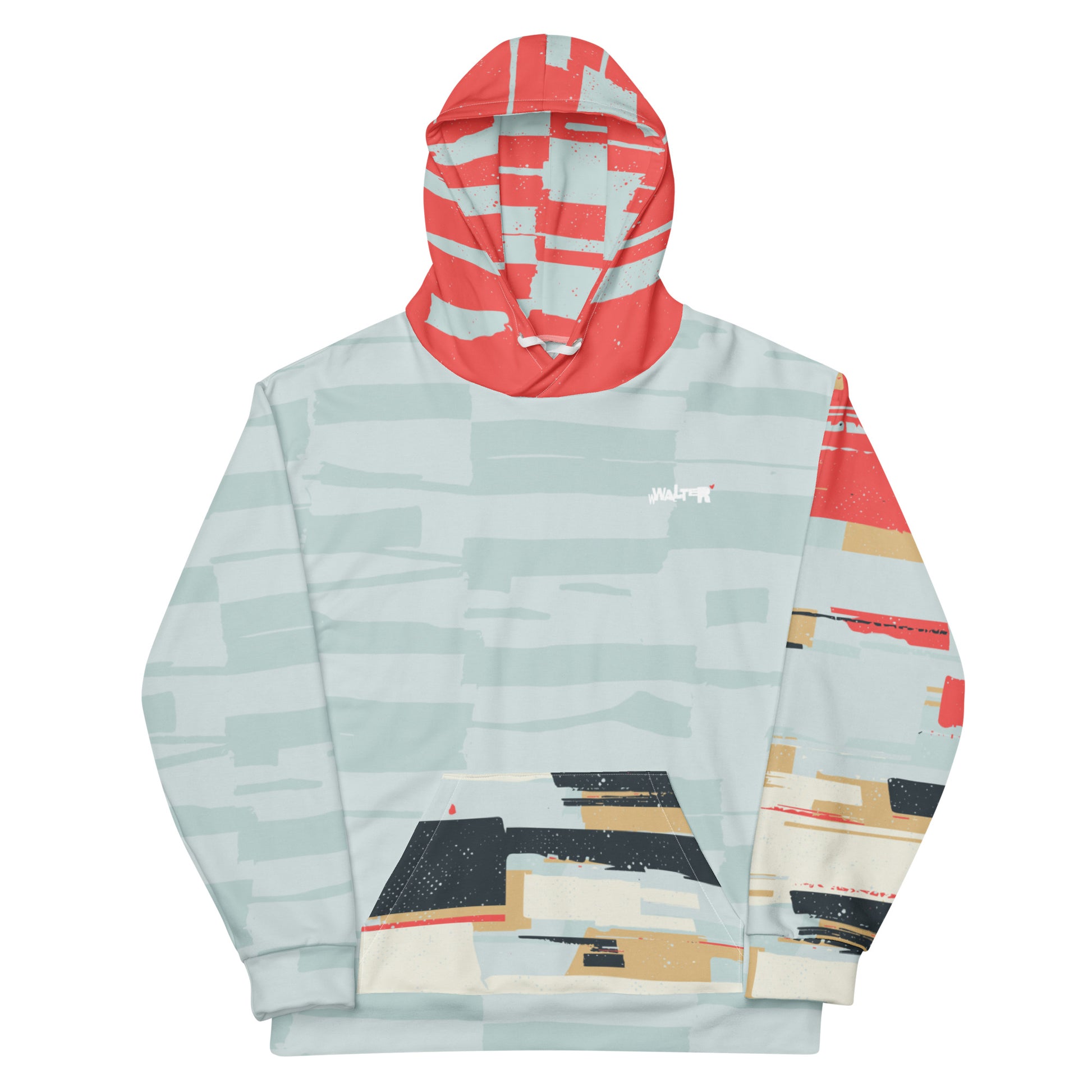Walter [A Touch of Mayhem] all-over-print unisex hoodie, front
