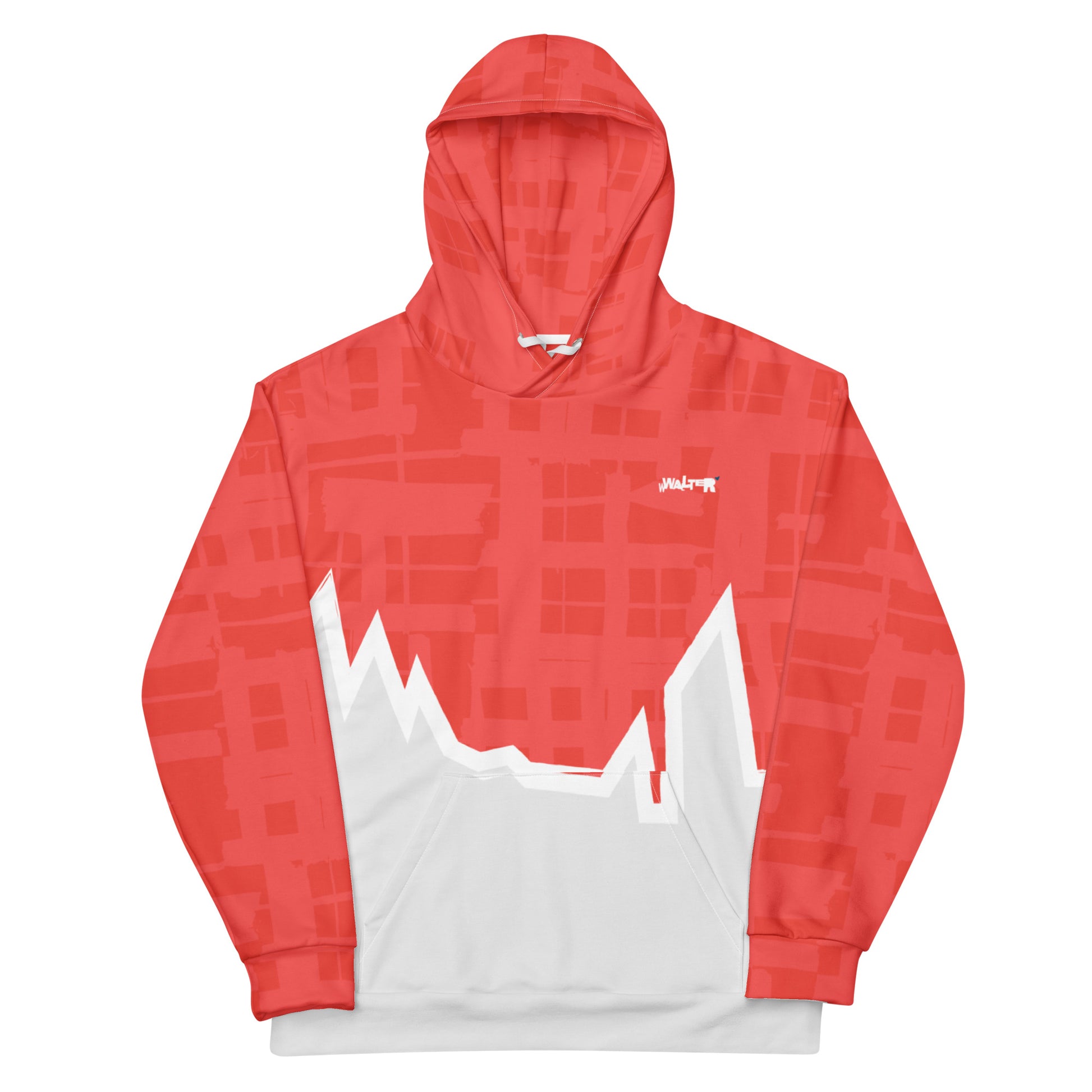 Walter [Hairkut] all-over-print unisex hoodie, front